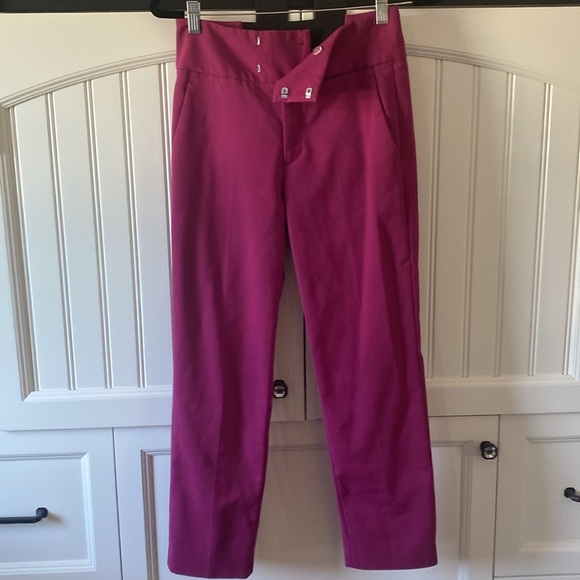 Argent Flex Waist Trouser Magenta Size 2 - Picture 3 of 5